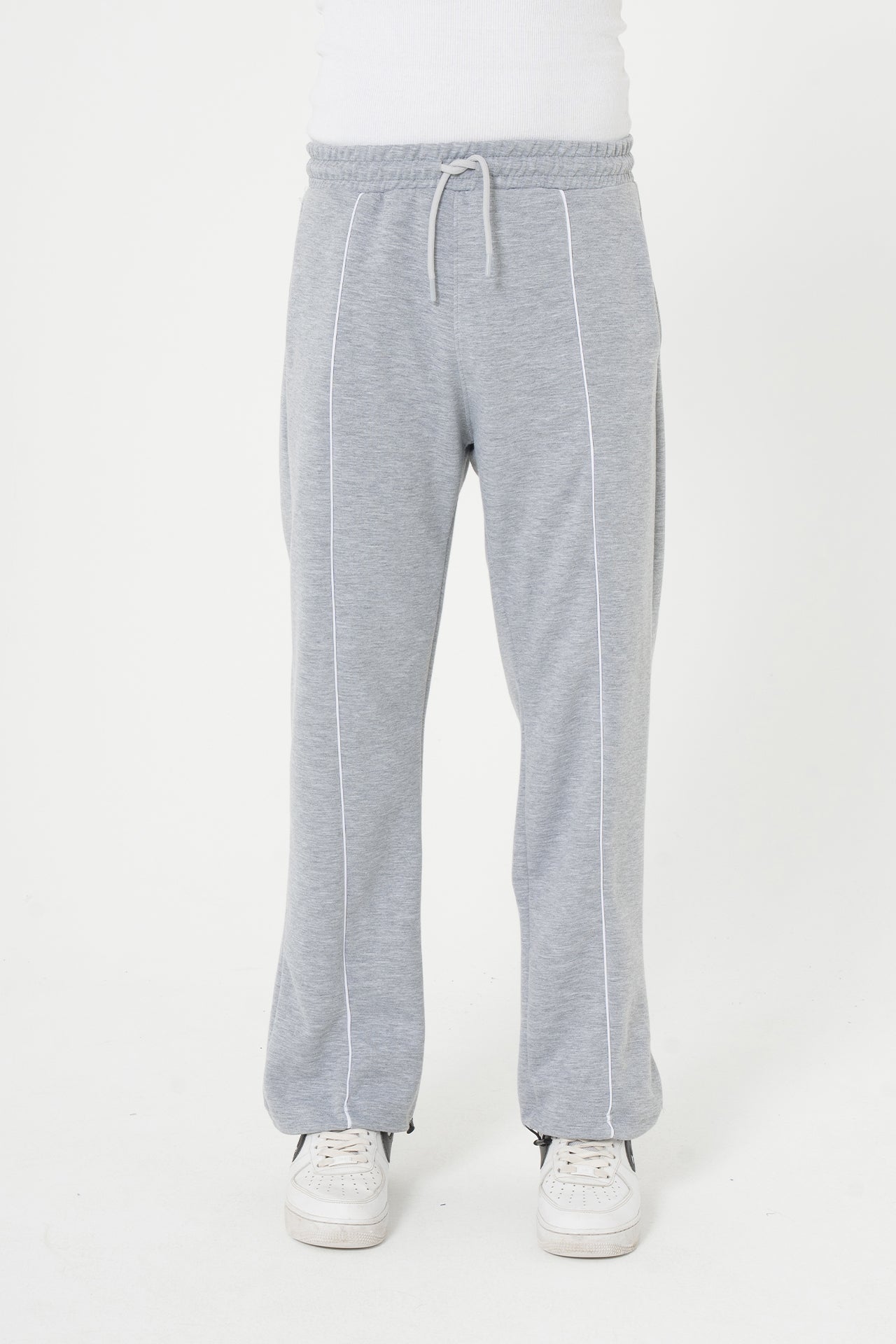 Unisex Biye Detaylı Baggy Eşofman