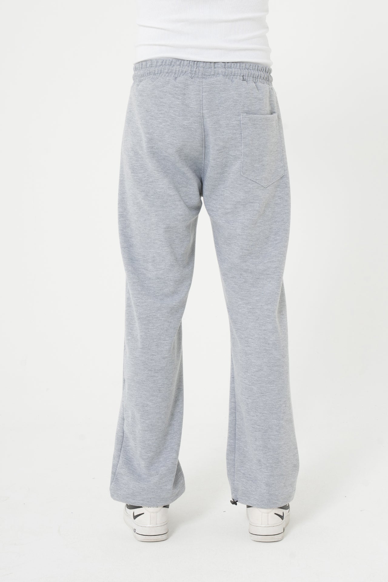 Unisex Biye Detaylı Baggy Eşofman