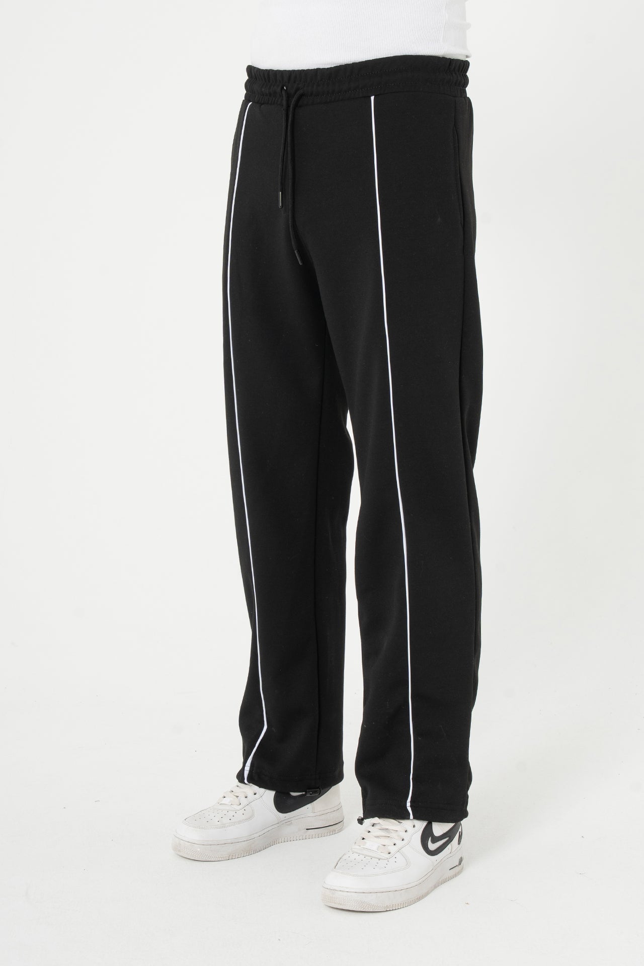 Unisex Biye Detaylı Baggy Eşofman