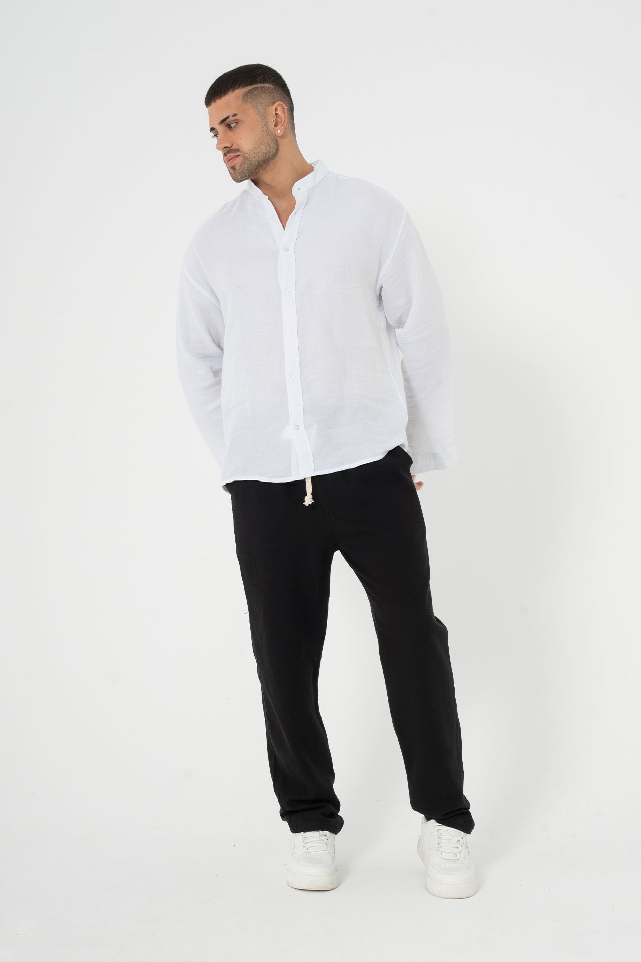 Baggy Kalıp Gabardin Eşofman