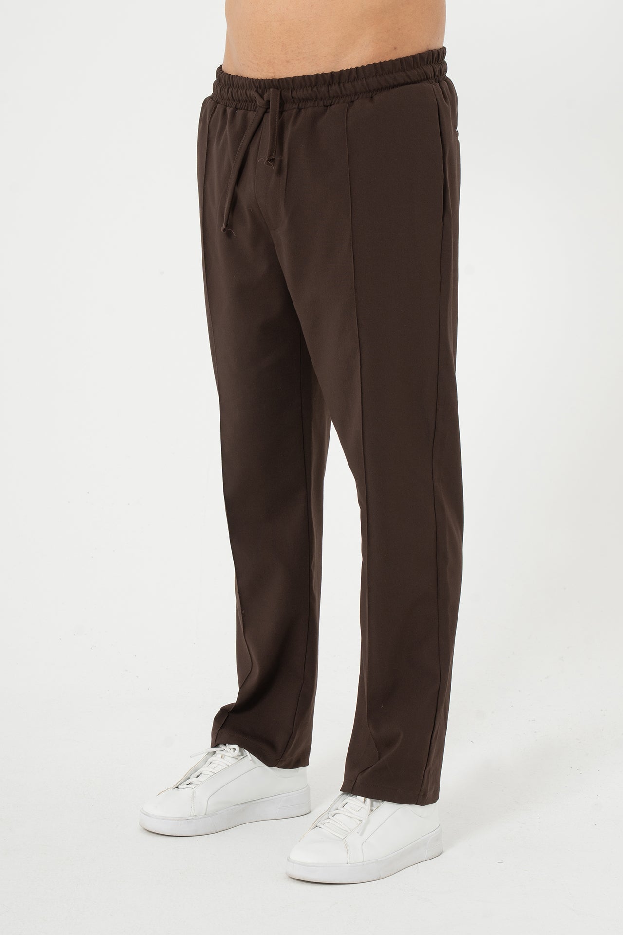 Biye Detay Relaxed Fit Kumaş Pantolon