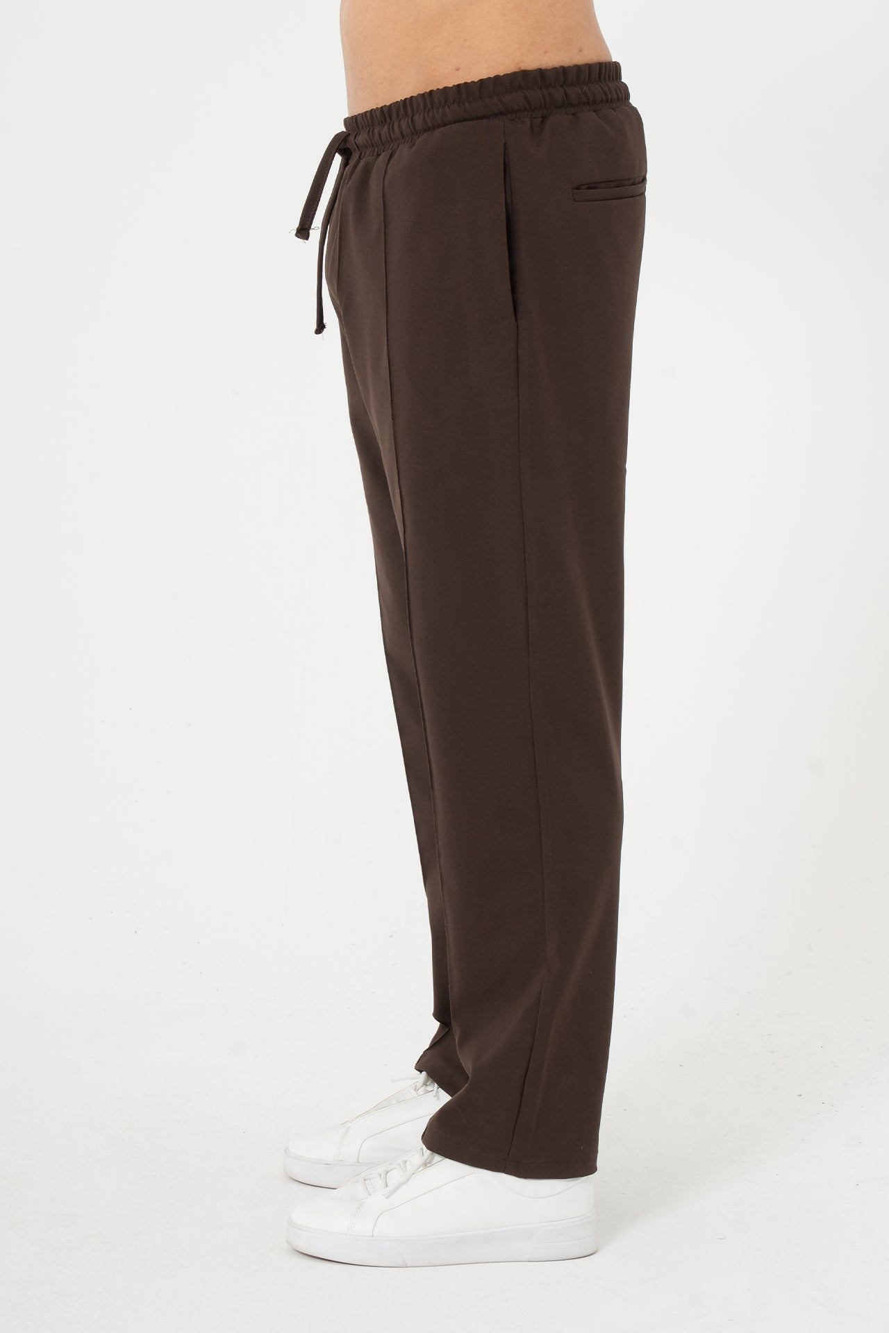 Biye Detay Relaxed Fit Kumaş Pantolon