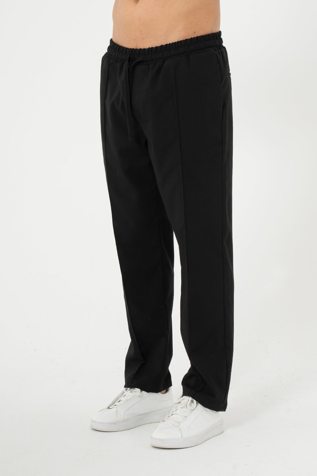 Biye Detay Relaxed Fit Kumaş Pantolon