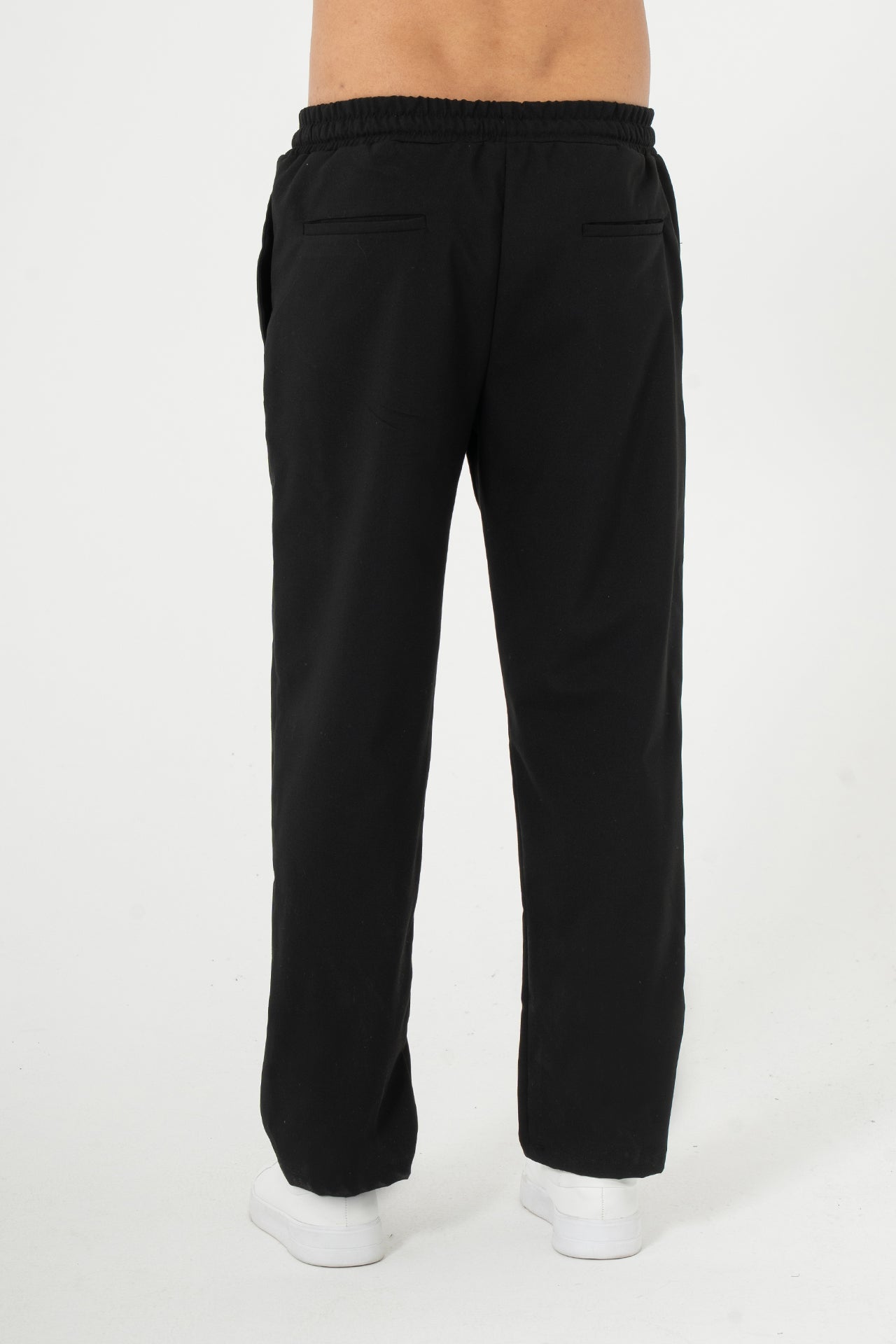 Biye Detay Relaxed Fit Kumaş Pantolon