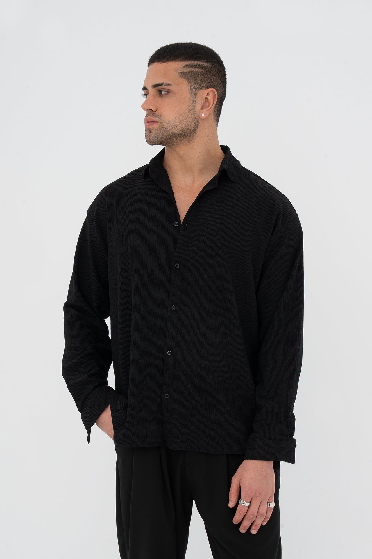 Seul Kumaş Oversize Gömlek