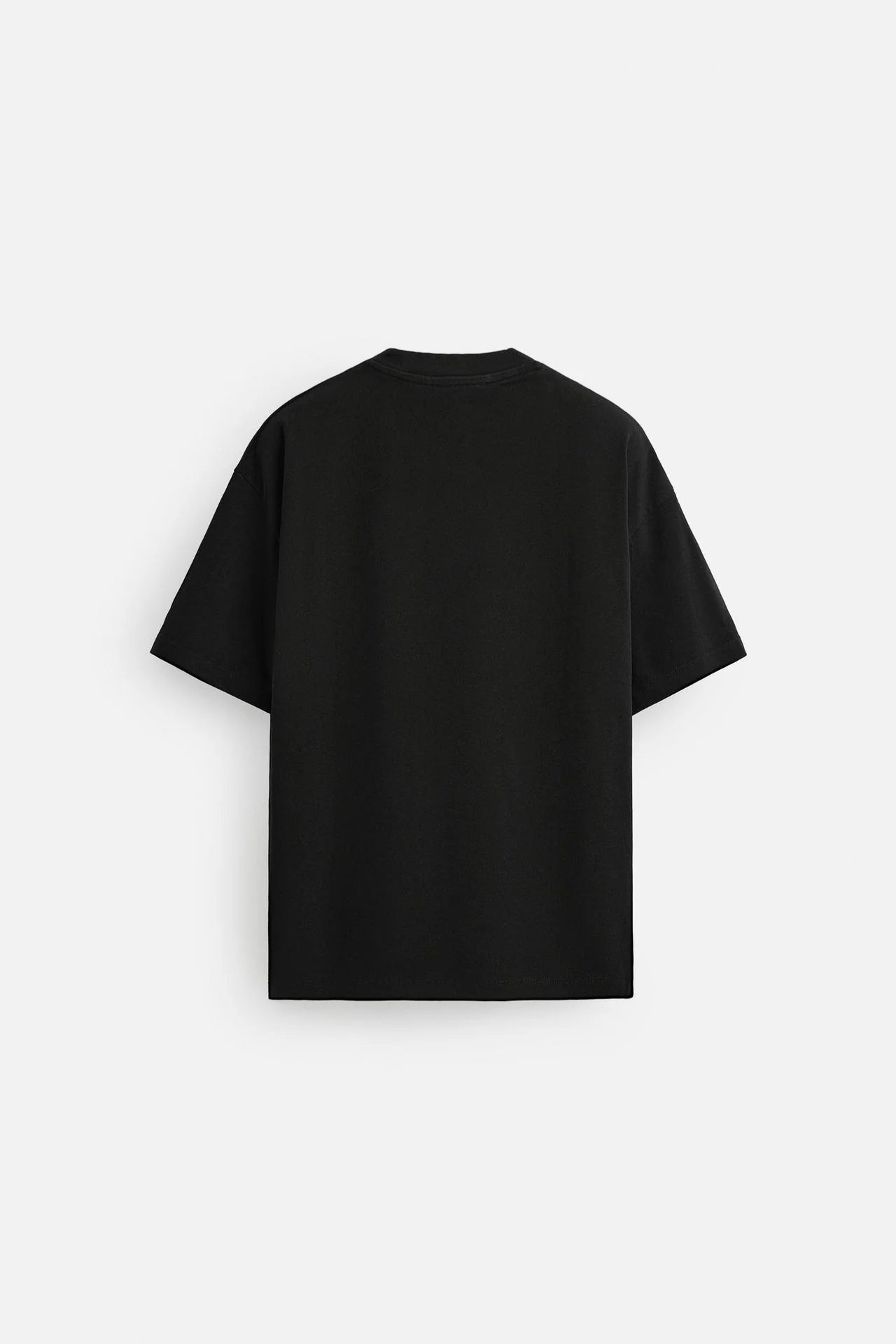 Oversize Heavy Weighted Siyah Tişört