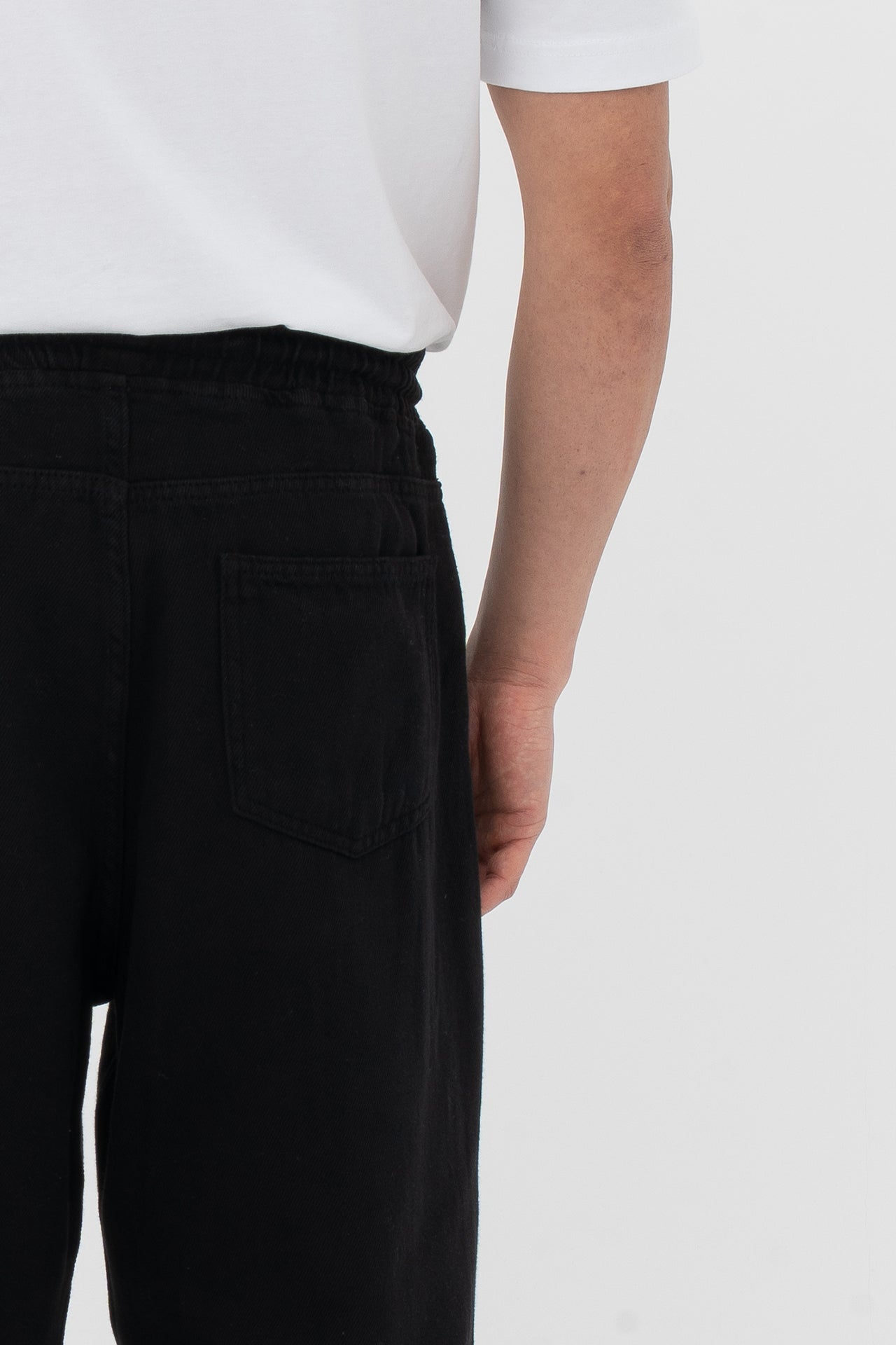 Beli Lastikli Baggy Gabardin Pantolon