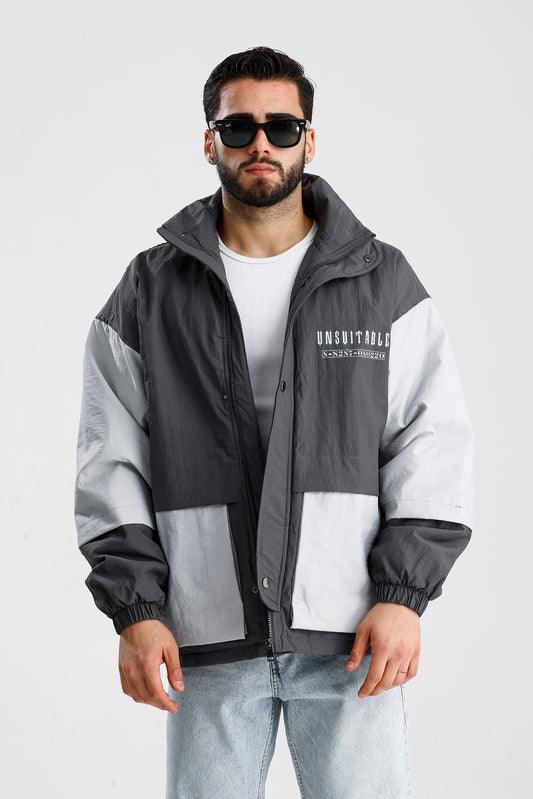 UNSUITABLE Nakışlı Efektli Premium Oversize Ceket