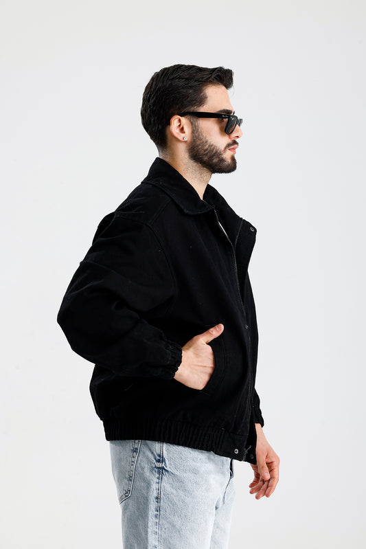Yıkamalı Premium Bomber Kot Ceket