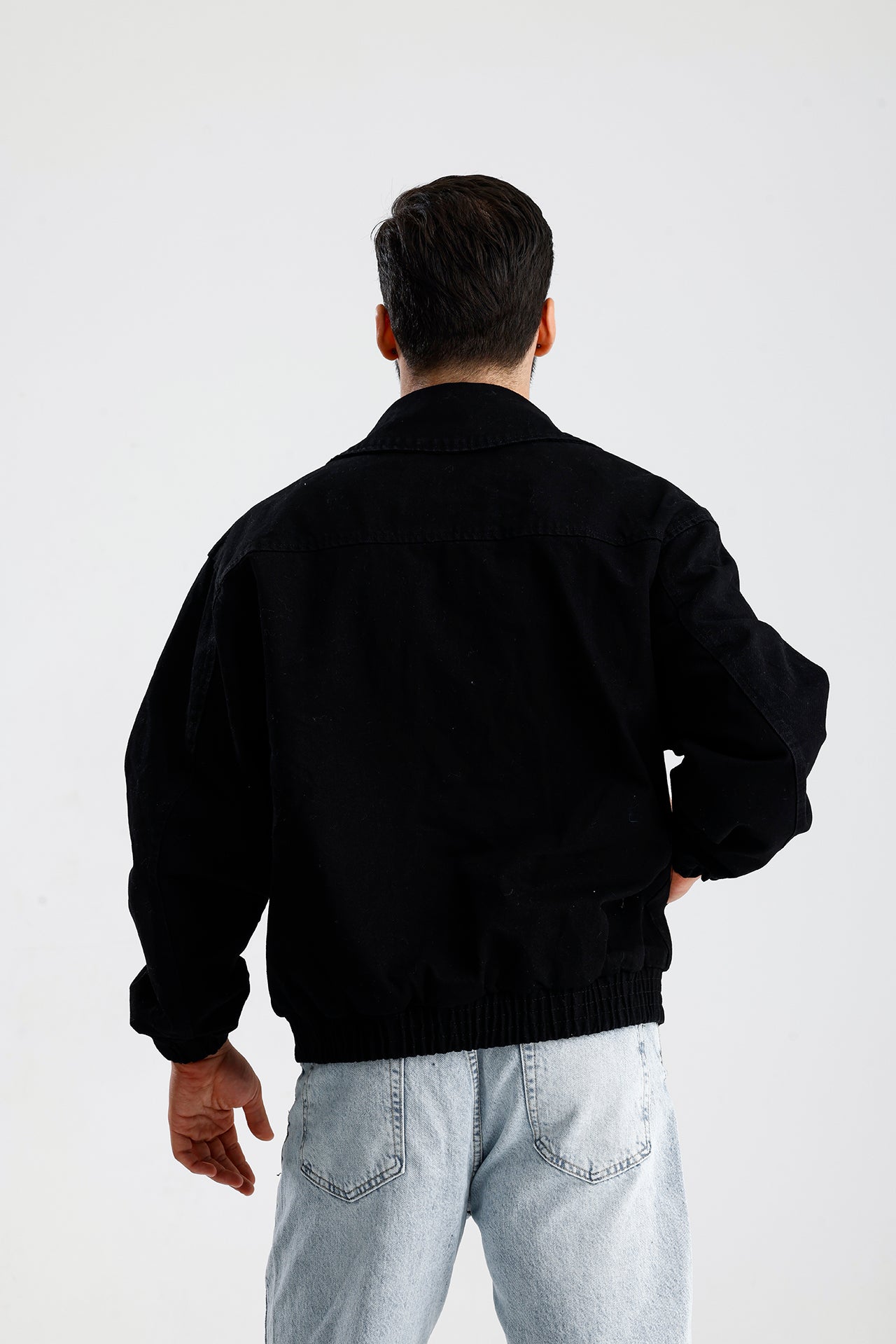 Yıkamalı Premium Bomber Kot Ceket
