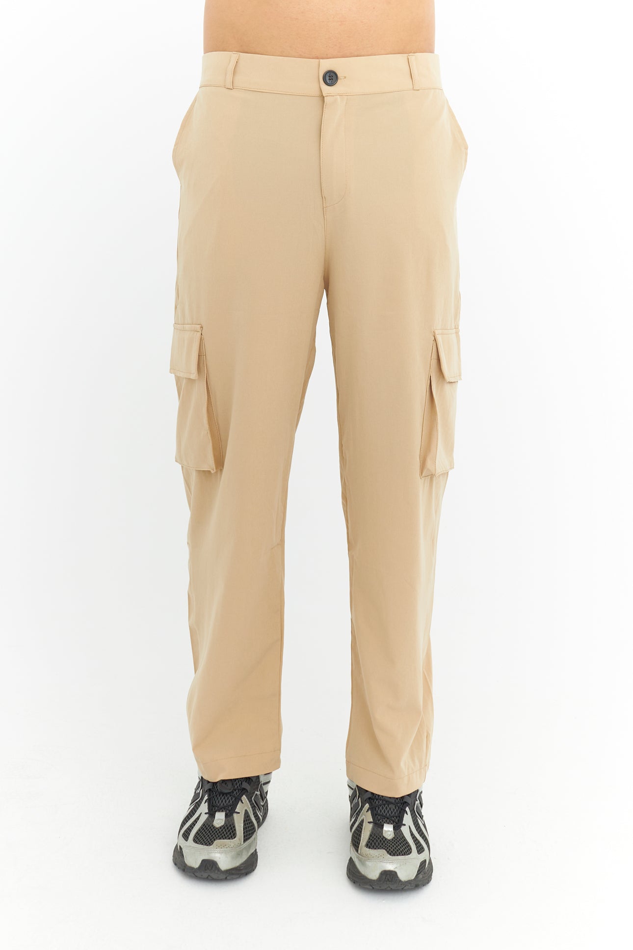 Premium Likralı Kargo Cep Kumaş Pantolon