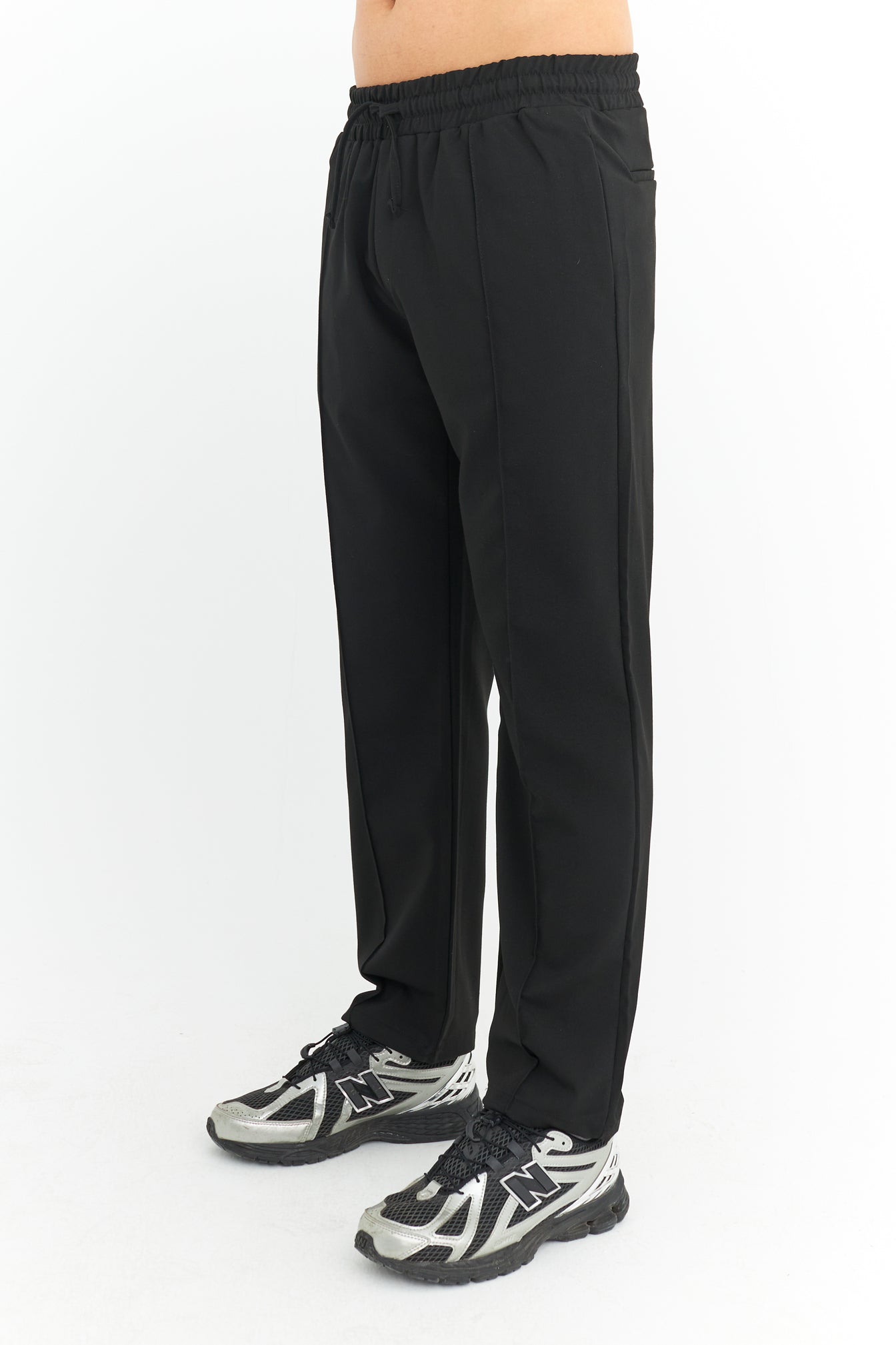 Biye Detay Regular Fit Basic Kumaş Pantolon
