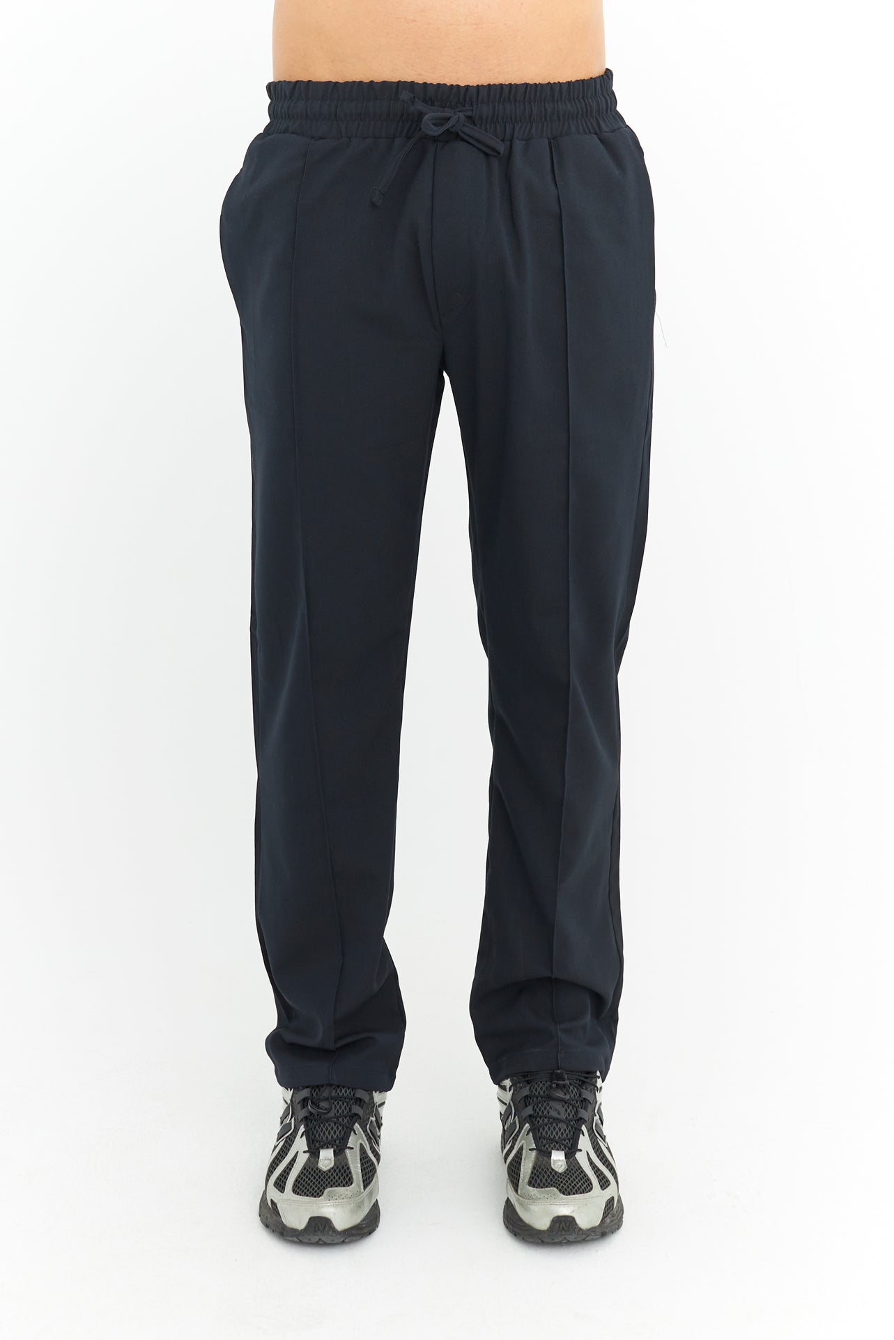 Biye Detay Regular Fit Basic Kumaş Pantolon