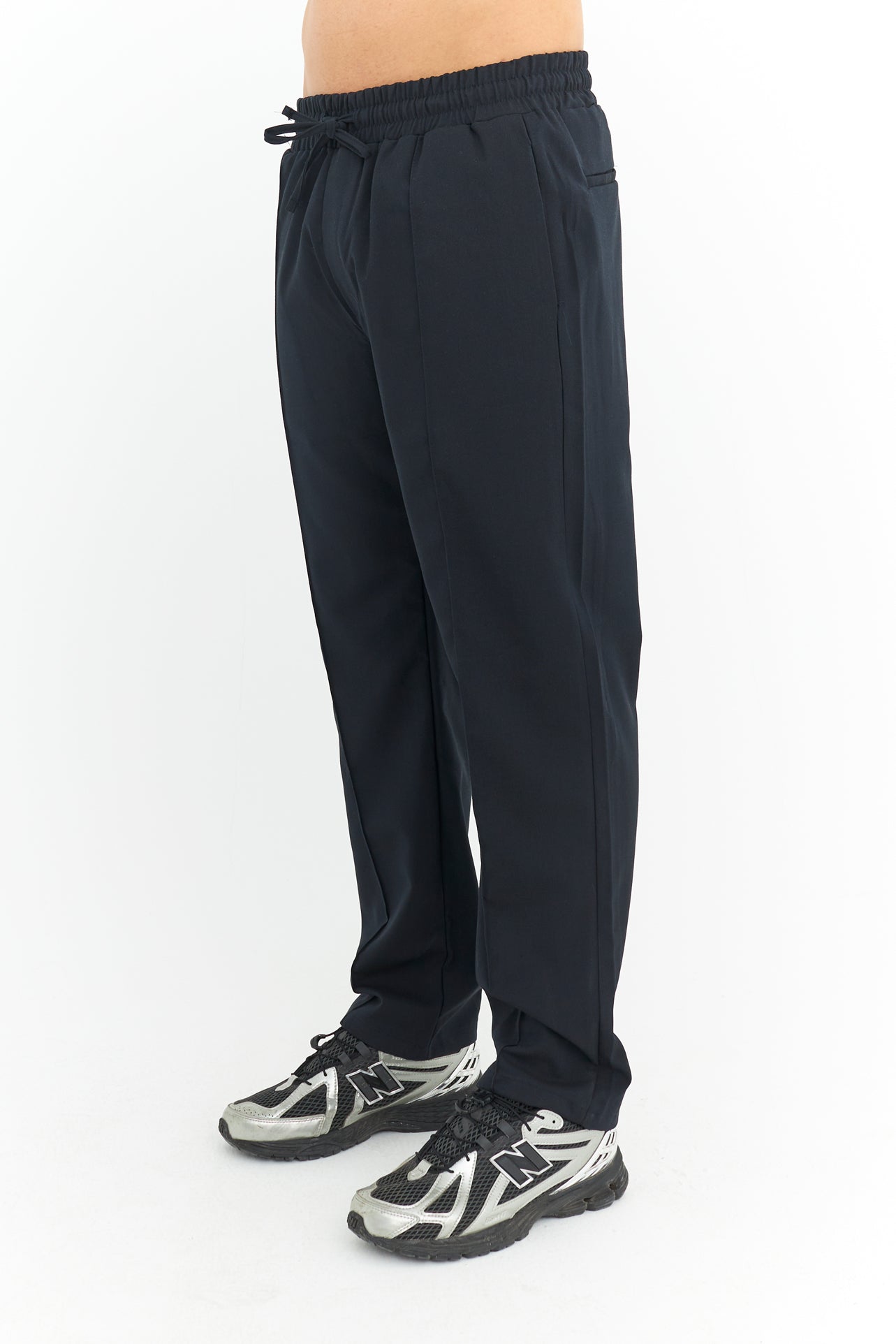 Biye Detay Regular Fit Basic Kumaş Pantolon