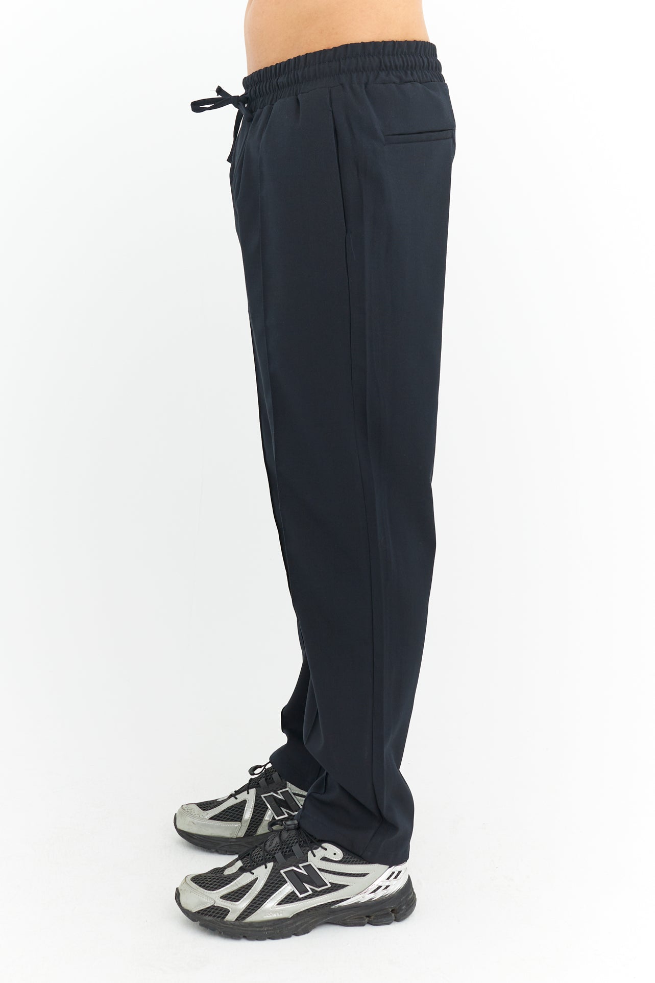 Biye Detay Regular Fit Basic Kumaş Pantolon