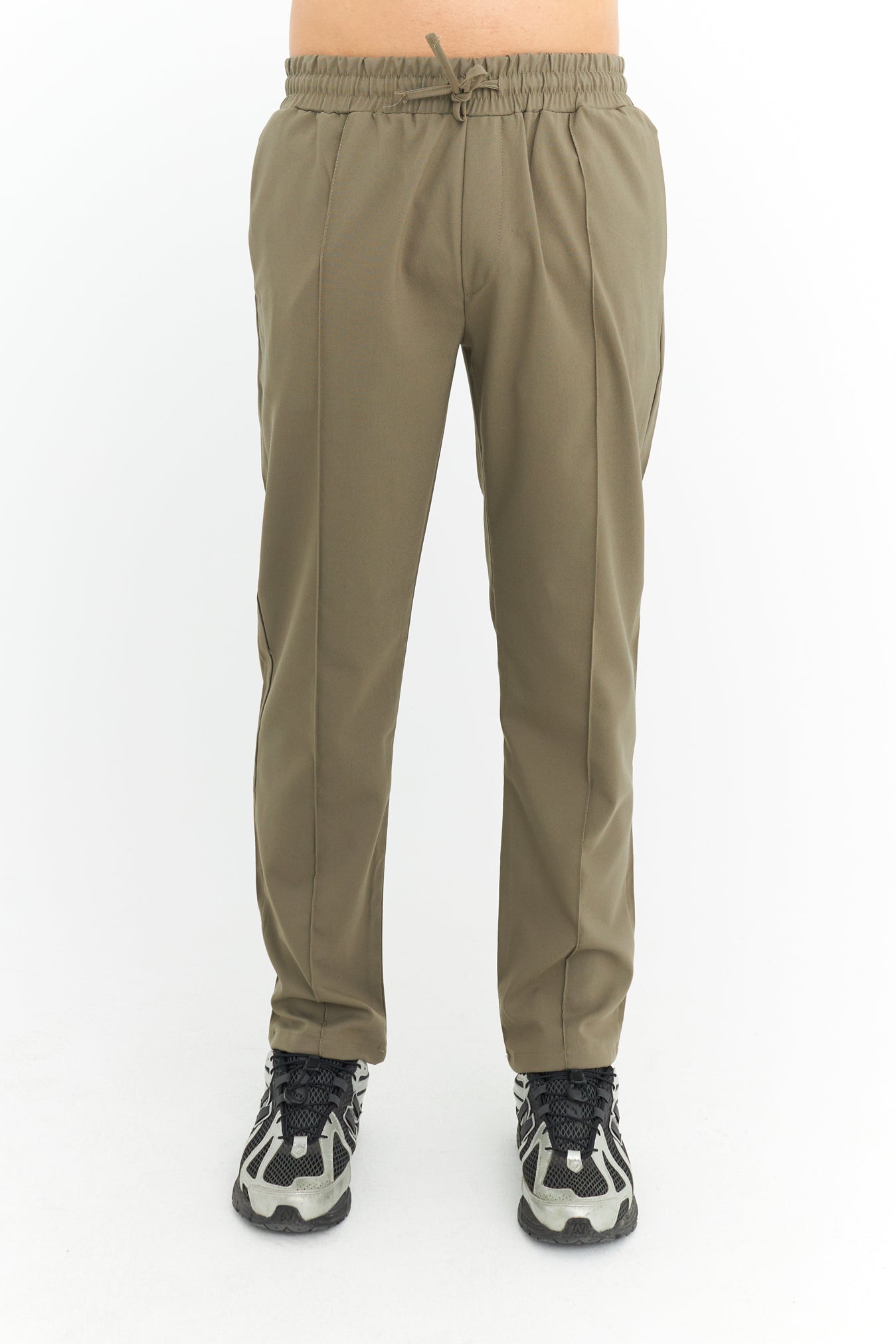 Biye Detay Regular Fit Basic Kumaş Pantolon