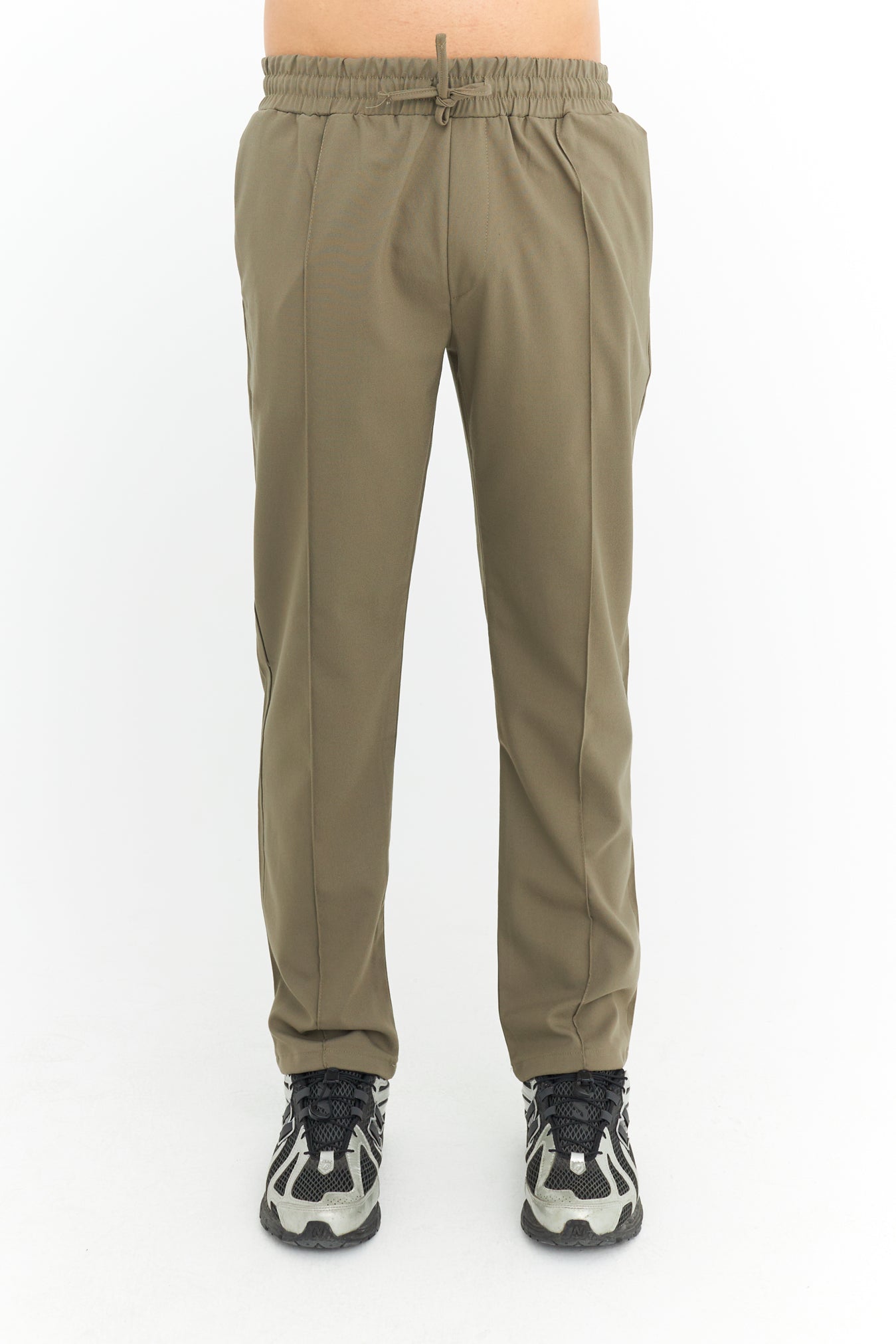 Biye Detay Regular Fit Basic Kumaş Pantolon