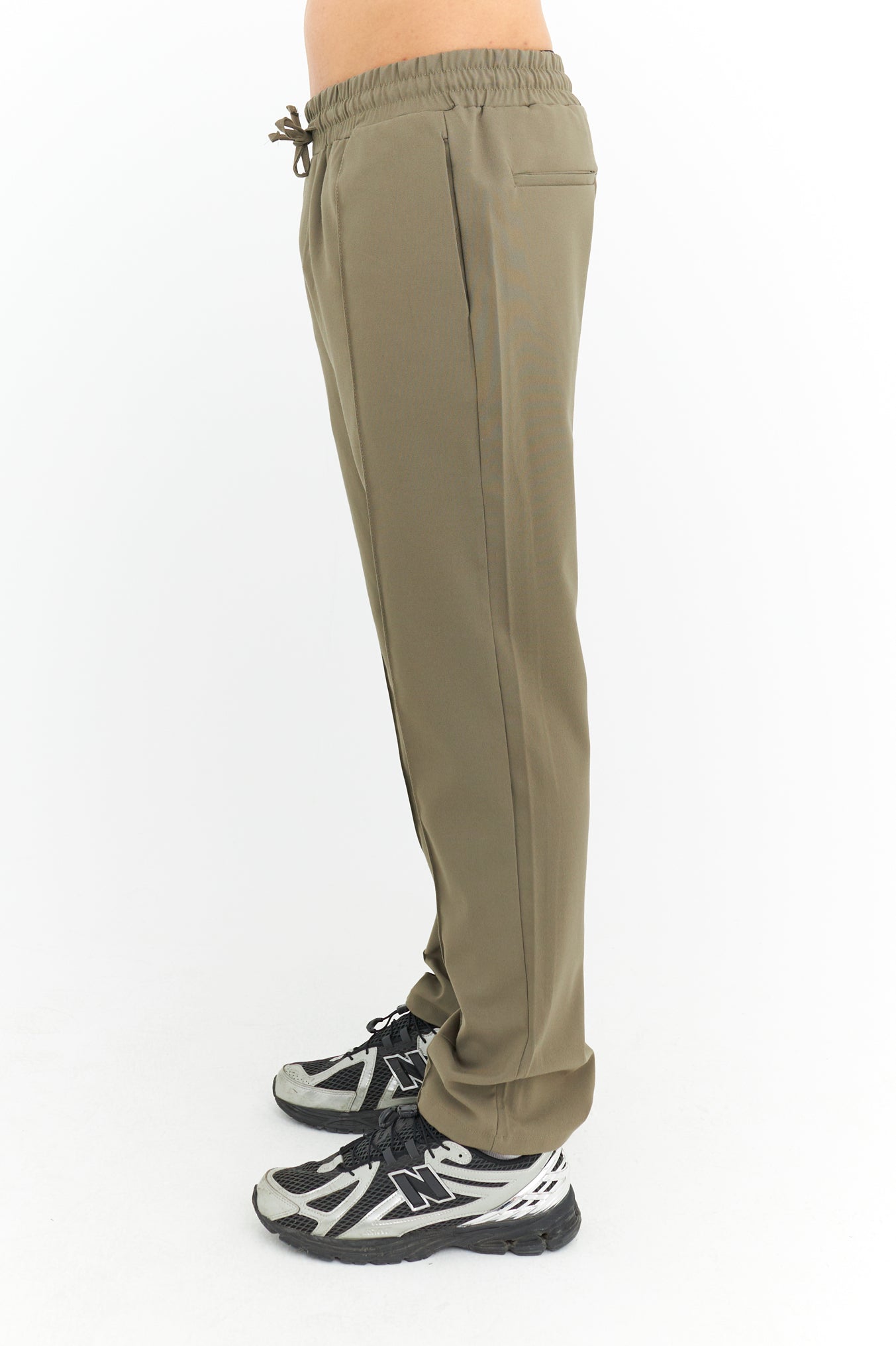 Biye Detay Regular Fit Basic Kumaş Pantolon