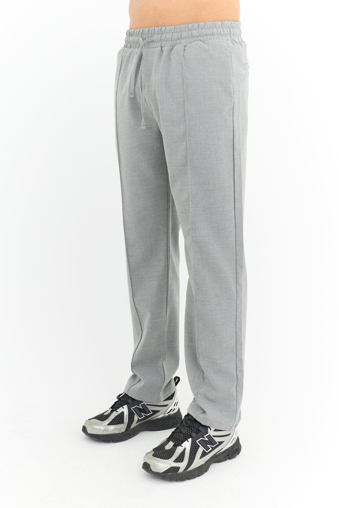 Biye Detay Regular Fit Basic Kumaş Pantolon