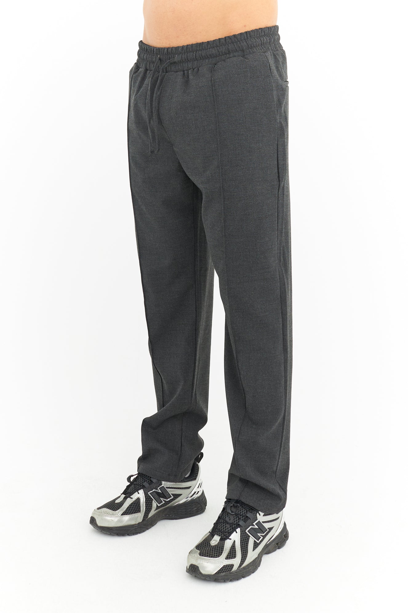 Biye Detay Regular Fit Basic Kumaş Pantolon