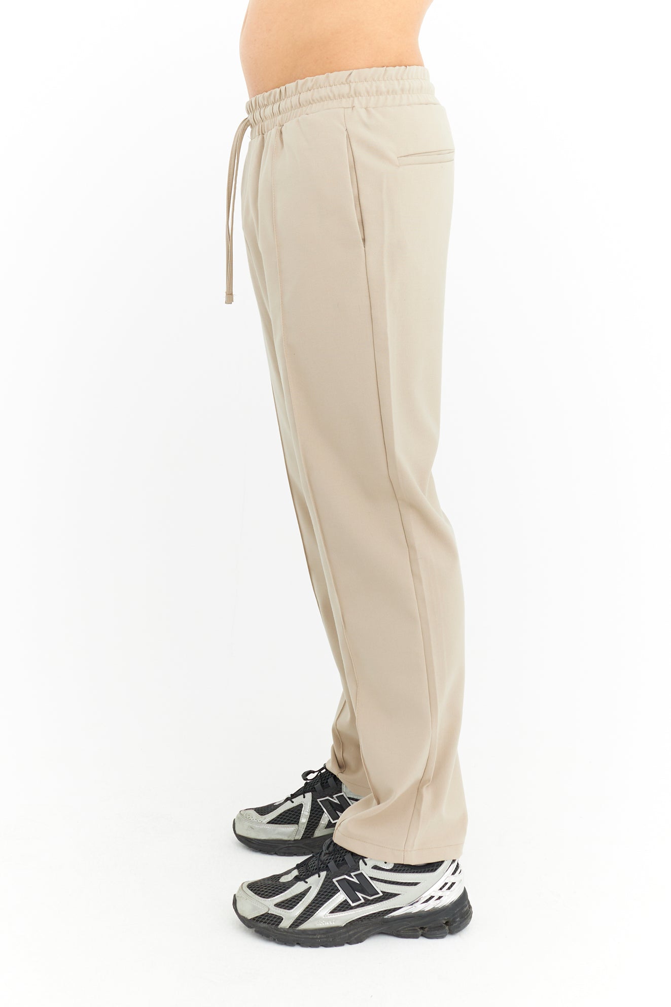 Biye Detay Regular Fit Basic Kumaş Pantolon