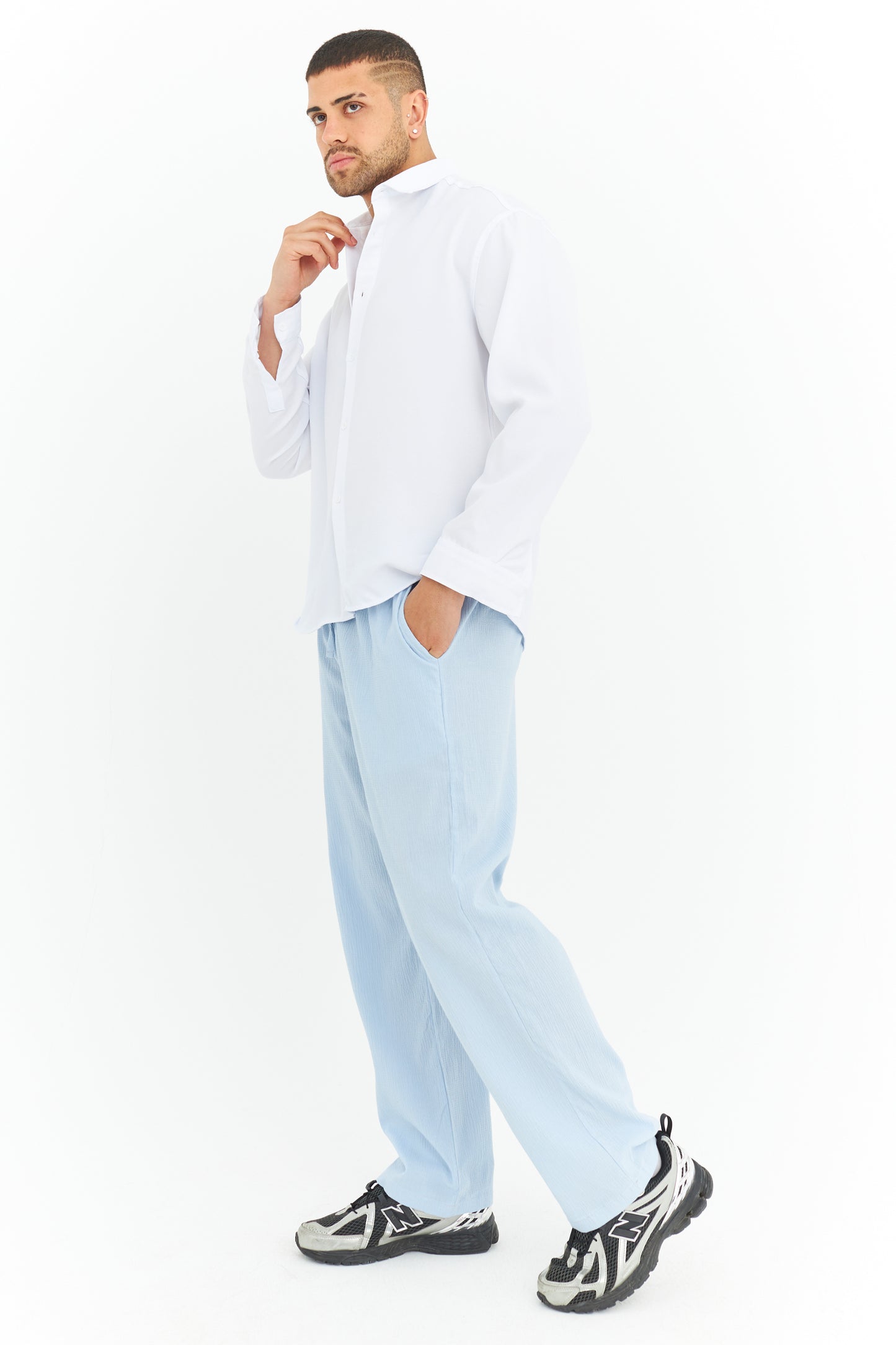 Bürümcük kumaş rahat kalıp jogger