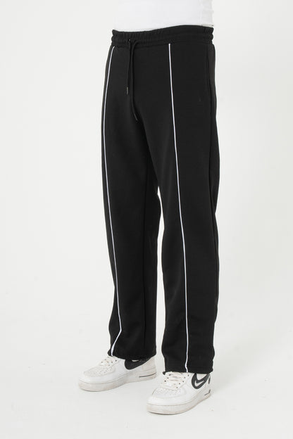 Unisex Biye Detaylı Baggy Eşofman