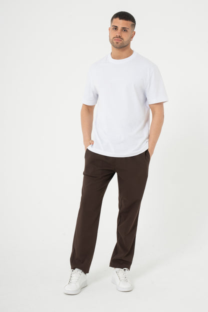 Kordonlu Regular Fit Kumaş Pantolon