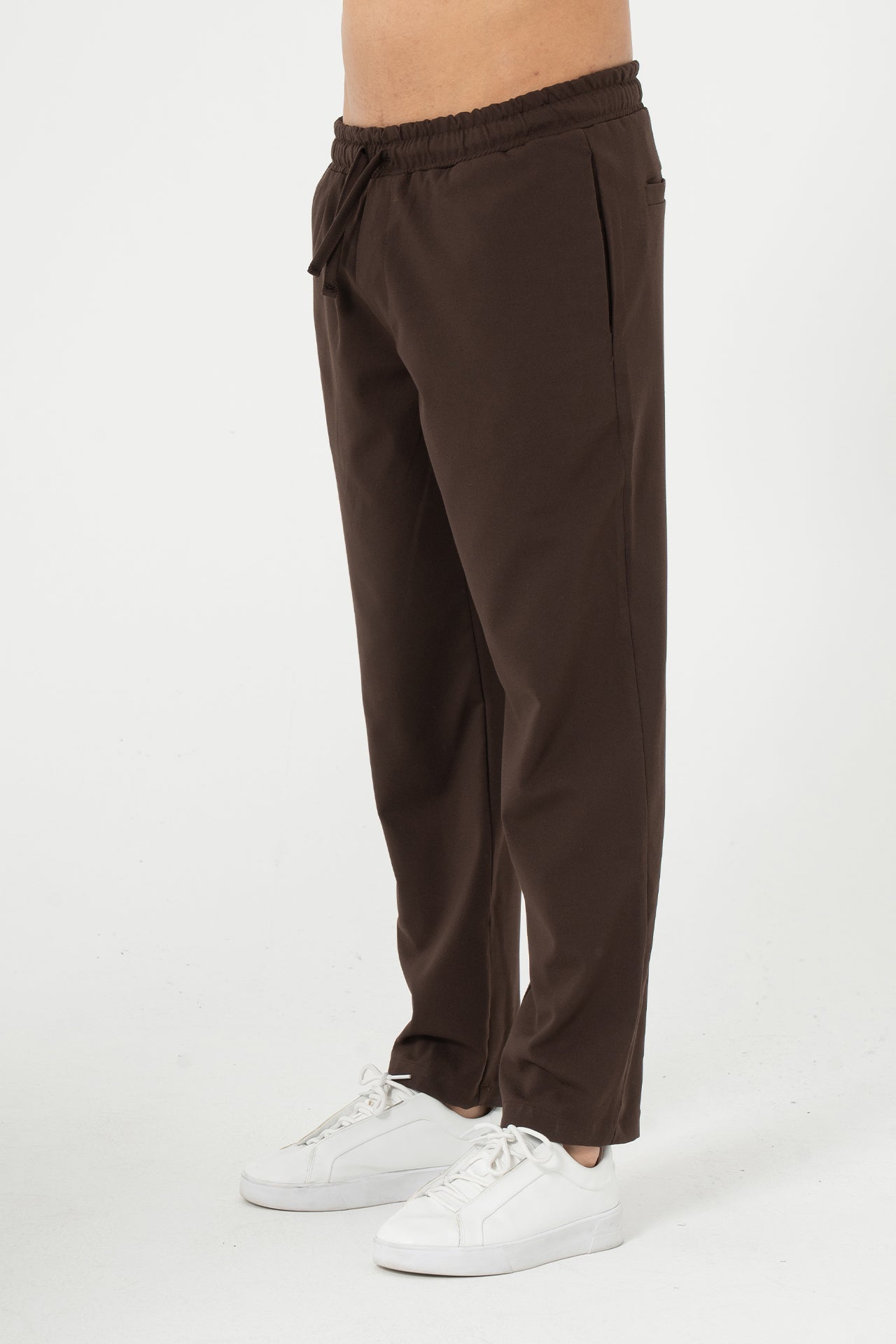 Kordonlu Regular Fit Kumaş Pantolon