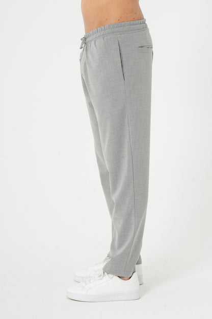 Kordonlu Regular Fit Kumaş Pantolon