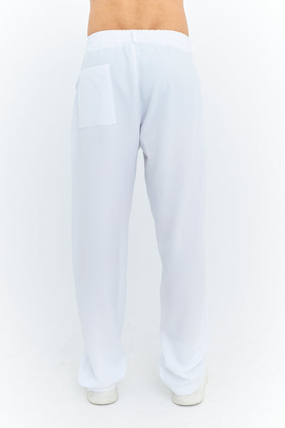 Baggy Fit Premium Keten pantolon