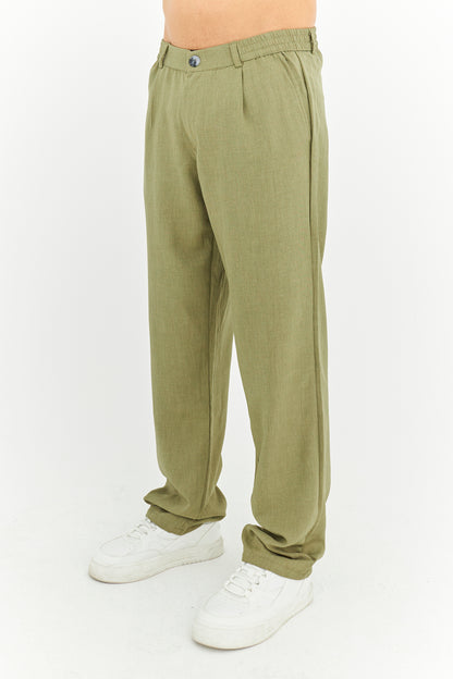 Baggy Fit Premium Keten pantolon