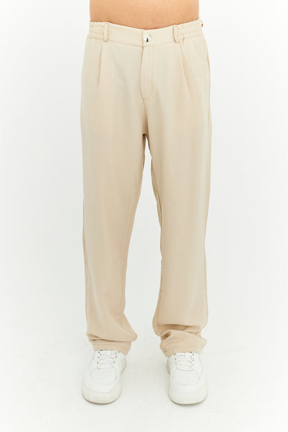 Baggy Fit Premium Keten pantolon
