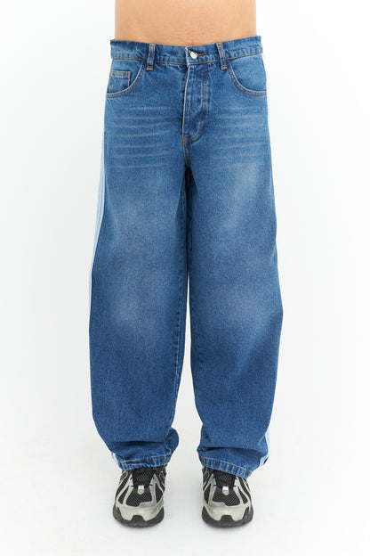 Şerit Detay Premium Baggy Kot Pantolon