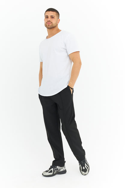 Biye Detay Regular Fit Basic Kumaş Pantolon